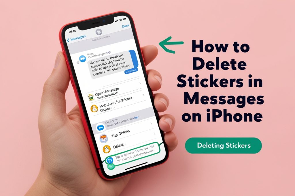 How to Delete Stickers in Messages on iPhone