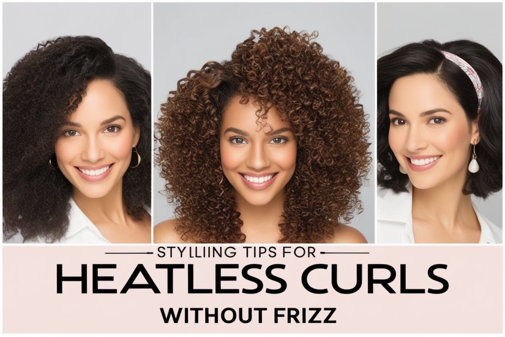 Styling Tips for Heatless Curls Without Frizz