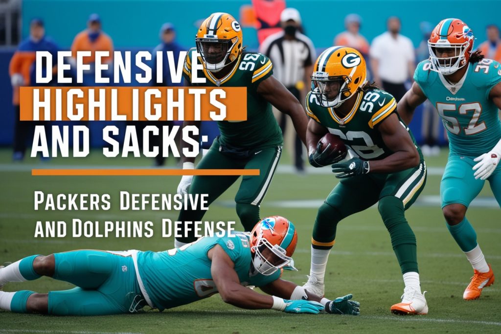 Defensive Highlights and Sacks